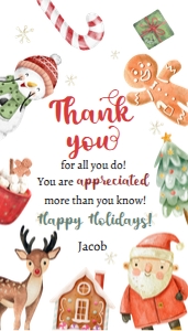 Favor Tag Thank you Holiday 0445 design preview