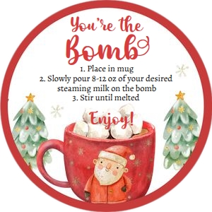 Bomb Tag You're the Bomb Holidays 0445 design preview