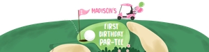 Water Bottle Label Golf Pink 0405 design preview