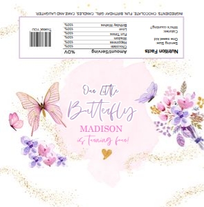 Candy Bar Wrapper Butterfly 0437: Candy Bar Wrapper Butterfly 0437