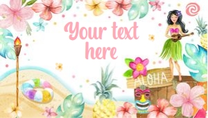Food Label Hawaiian Pastel 0413 design preview