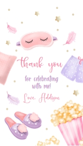 Favor Tag Sleepover 0447 design preview
