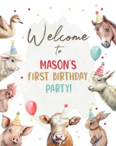 Welcome Sign Farm Boy 0448 design preview