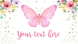 Food Label Butterfly 0162 design preview