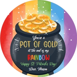 Tag St Patricks Day Pot of Gold End of Rainbow 0451 design preview