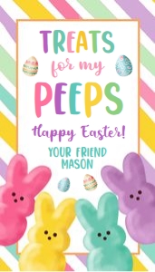 Favor Tag Treats for my Peeps Stripes 0449 design preview