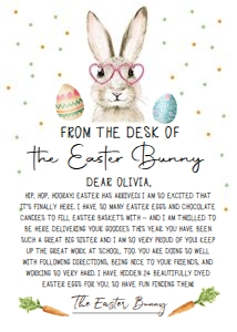 Letter Bunny Watercolor 0449 design preview