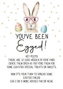 You've Been Egged 0449 design preview