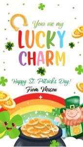 Favor Tag St Patricks Day Lucky Charm V2 0451 design preview