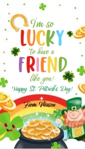 Favor Tag St Patricks Day Lucky Friend V2 0451 design preview