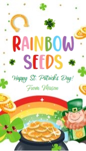 Favor Tag St Patricks Day Rainbow Seeds V2 0451 design preview