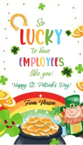 Favor Tag St Patricks Day Lucky Employees V2 0451 design preview