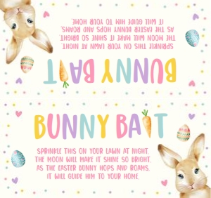 Treat Bag Topper Easter Bunny Bait Bunny 0449 design preview