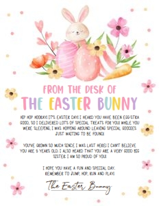 Letter Bunny Watercolor Pink 0449 design preview