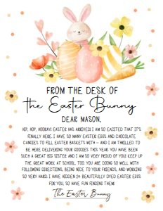 Letter Bunny Watercolor Orange 0449 design preview