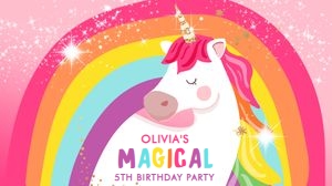 Gable Box Unicorn Rainbow Bright 0323 design preview