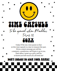 Time Capsule Smiley Face 0456 design preview