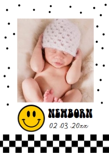 Monthly Banner Smiley 5x7 0456 design preview