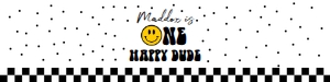 Water Bottle Lable One Happy Dude Smiley 0456 design preview