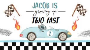Gable Box Race Car Blue Growing Up Two Fast 0424 design preview