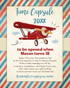 Time Capsule Airplane 0011 design preview