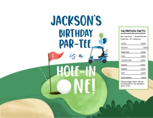 Chip Bag Golf Hole in One Red Flag 0405 design preview