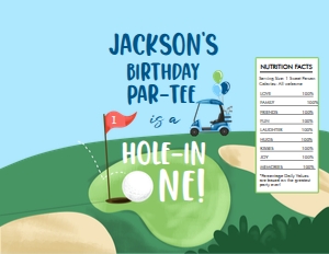 Chip Bag Hole in One Red Flag Blue 0405 design preview