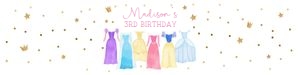Water Bottle Label Princess Dresses 0462 design preview