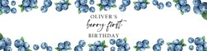 Water Bottle Labels Blueberry 0399 design preview