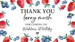 Gable Gift Box Strawberry Blueberry Round 0399 design preview