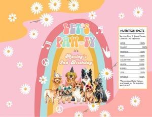 Chip Bag Groovy Dog V2 0463 design preview