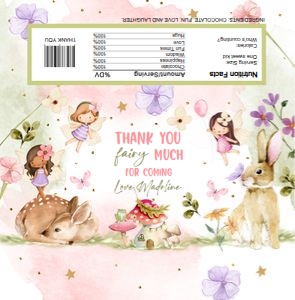 Candy Bar Wrapper Fairy Thank you 0438 design preview