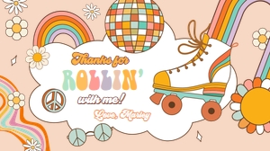 Gable Box Groovy Retro Thank you Skate 0459 design preview