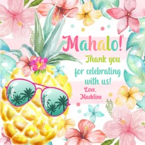 Tag Mahalo Pineapple Stripes 0391 design preview