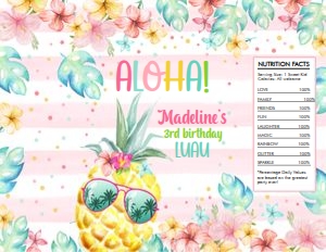 Chip Bag Pineapple Stripes 0391 design preview