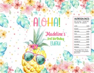 Chip Bag Pineapple White 0391 design preview