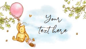 Food Label Winnie The Pooh V2 Pink 0425 design preview