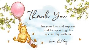 Gable Box Winnie The Pooh Pink V2 Thank you 0425 design preview