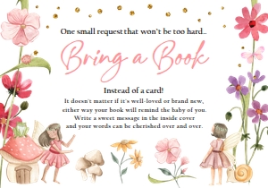 Bring a Book Card Fairy 0406 design preview