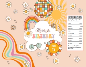 Chip Bag Groovy Birthday 0459 design preview