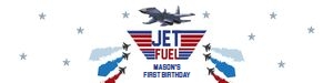 Water Bottle Label Fighter Pilot Jet Fuel 0469 design preview