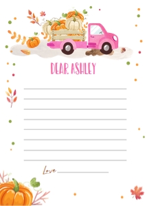 Time Capsule Pumpkin Truck Pink 0153 design preview