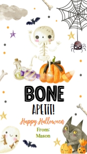 Favor Tag Bone Apetit 0261 design preview