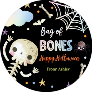 Tag Bag of Bones Black 0261 design preview