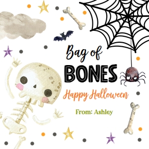 Tag Bag of Bones 0261 design preview