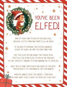You've Been Elfed Elf Wreath 0481 design preview