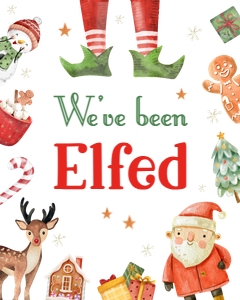 Elf Holidays We've been Elfed 0445 design preview
