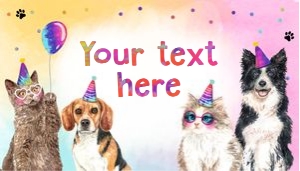Food Label Cats and Dogs 0460 design preview
