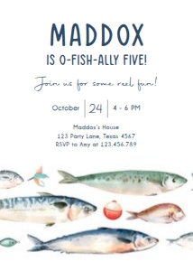 Birthday Invitation Fishing v2 0454 design preview