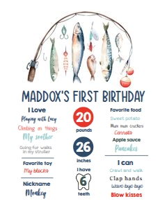 Milestone Sign Fishing 0454 design preview